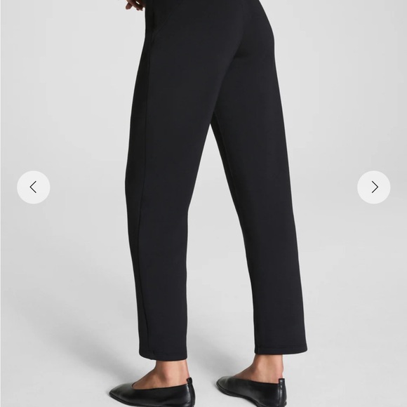NWT SPANX Black straight Air Essentials pants - Picture 2 of 11
